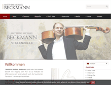 Tablet Screenshot of matthias-michael-beckmann.com